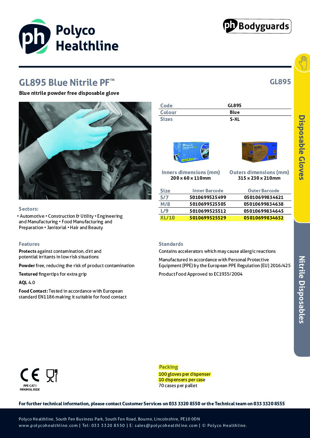 GL895_GL895BlueNitrilePF_datasheet